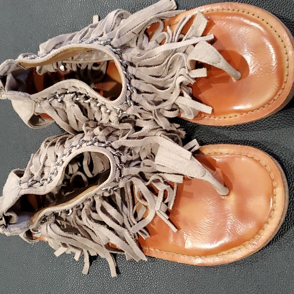 Not Rated Fringe Sandals